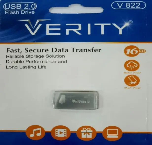 فلش مموری وریتی مدل V822 ظرفیت 16 گیگابایت1